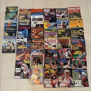 Huge Vintage Magazine Collection of 43